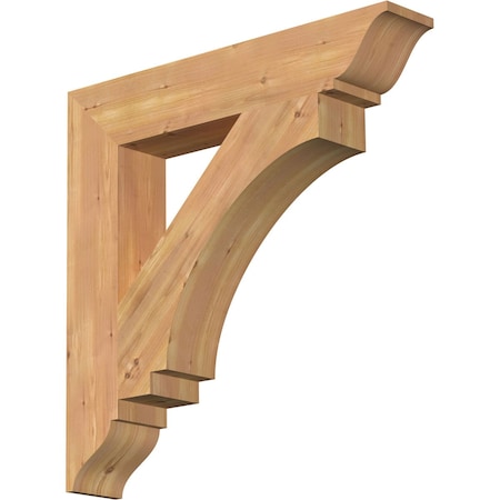 Imperial Traditional Smooth Bracket, Western Red Cedar, 5 1/2"W x 32"D x 32"H